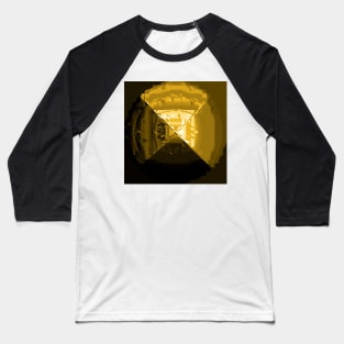 Solid Gold Millionaire Sacred Geometry 3D Baseball T-Shirt